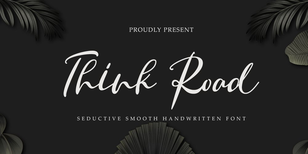 Think Road font