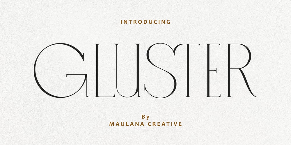 Gluster font
