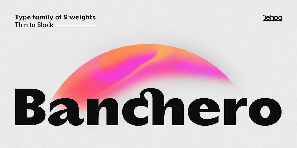 Banchero font