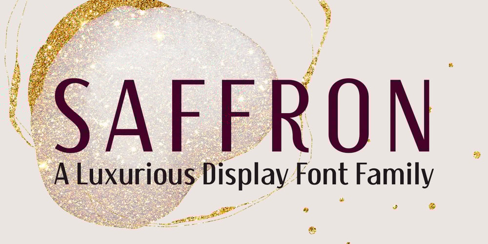 Saffron font