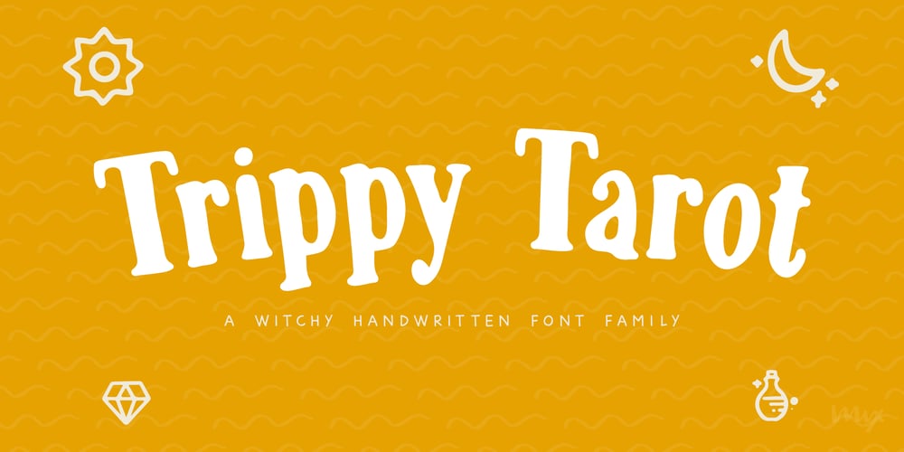Trippy Tarot font
