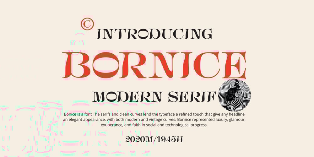 Bornice font