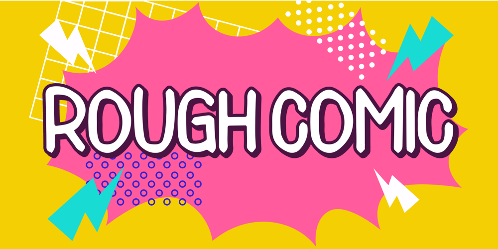 Rough Comic font