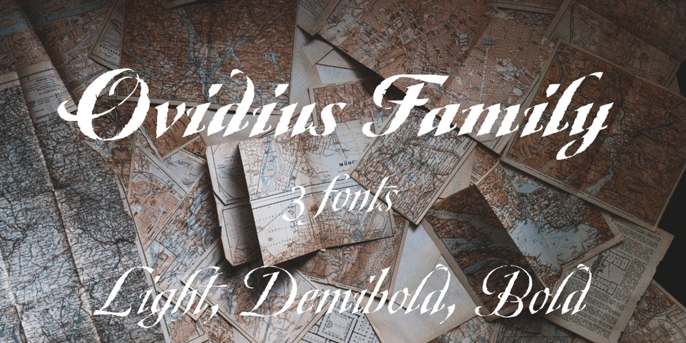 Ovidius Script font