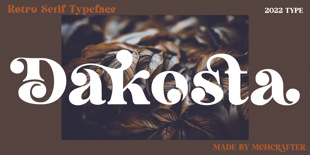 Dakosta font