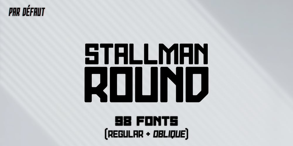 Stallman Round font