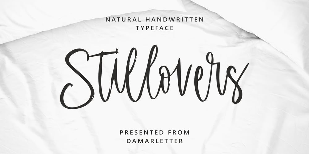 Stillovers font
