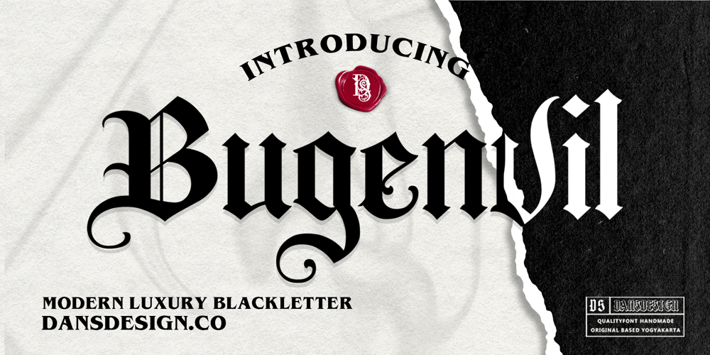 Bugenvil font