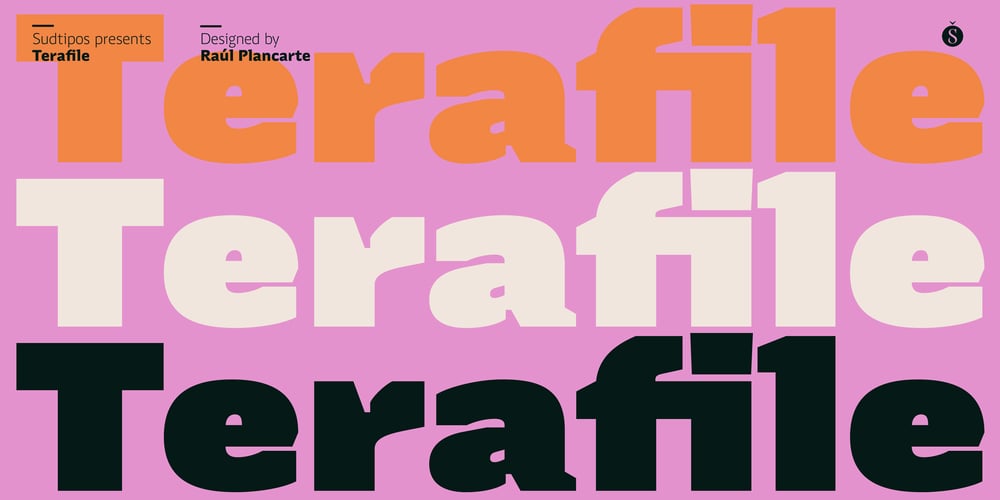 Terafile font