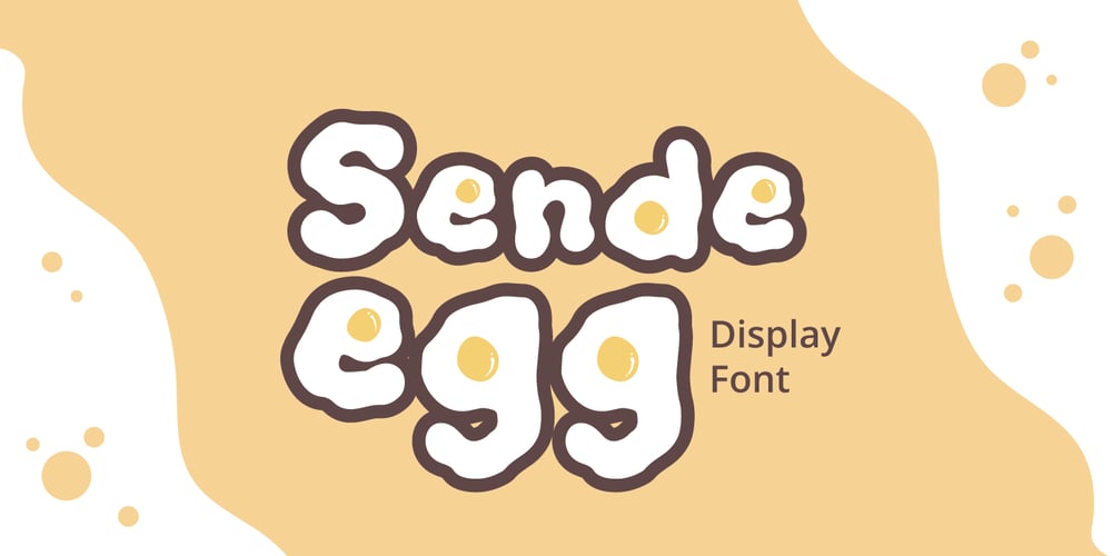 Sende Egg font
