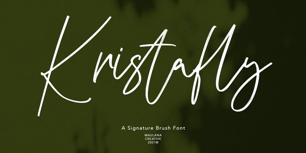 Kristafly font