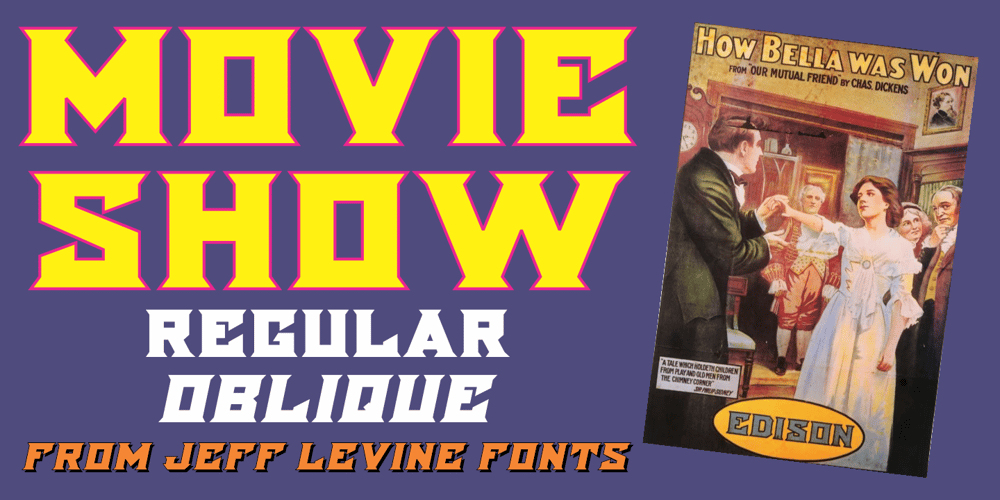 Movie Show JNL font