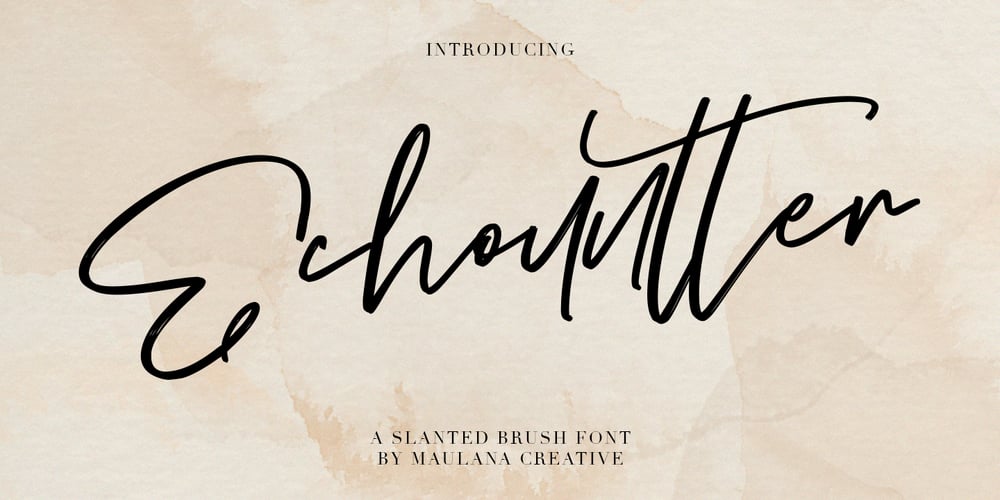Echountter font
