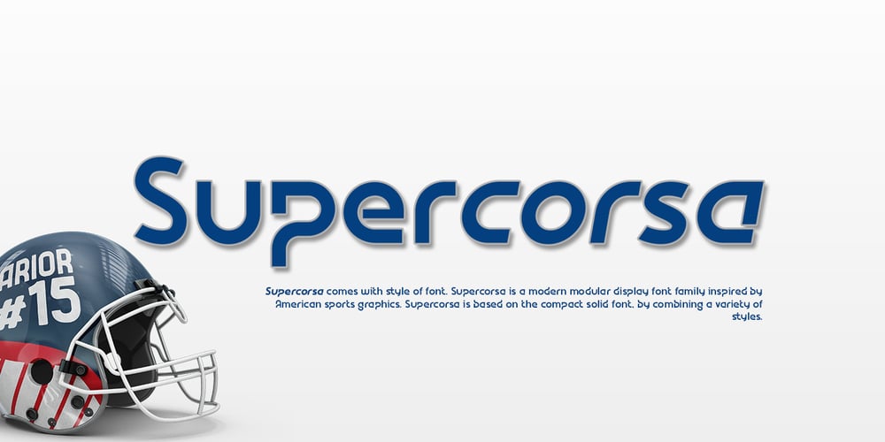 Supercorsa font