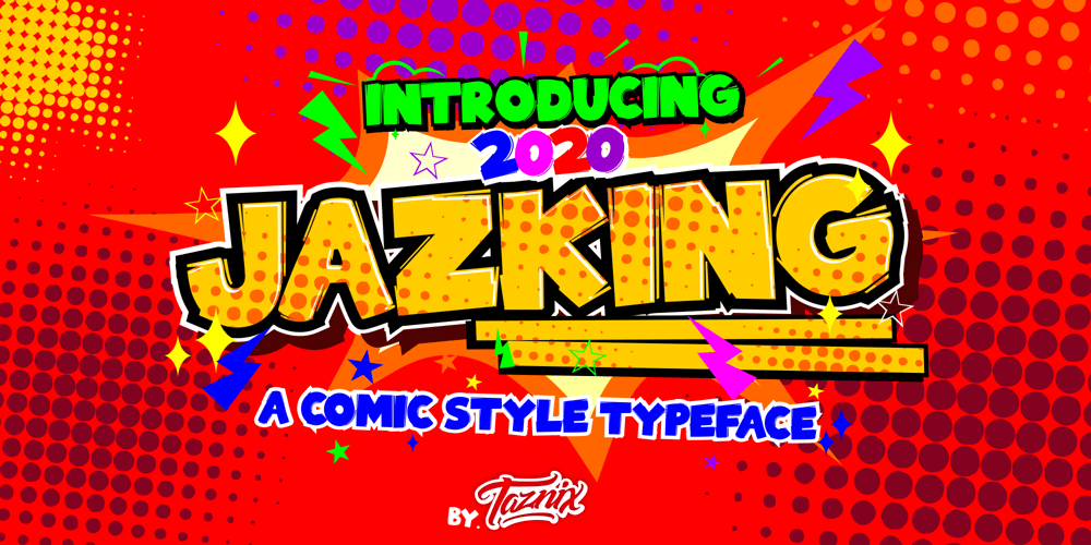 Jazking font