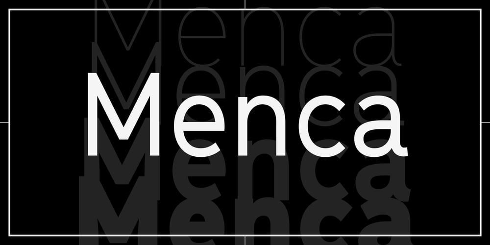 Menca font