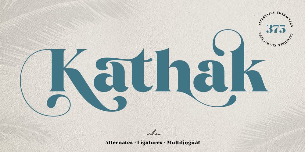 Kathak font