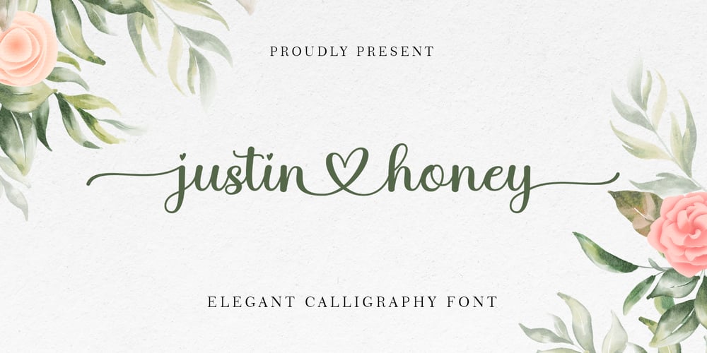 Justin Honey font