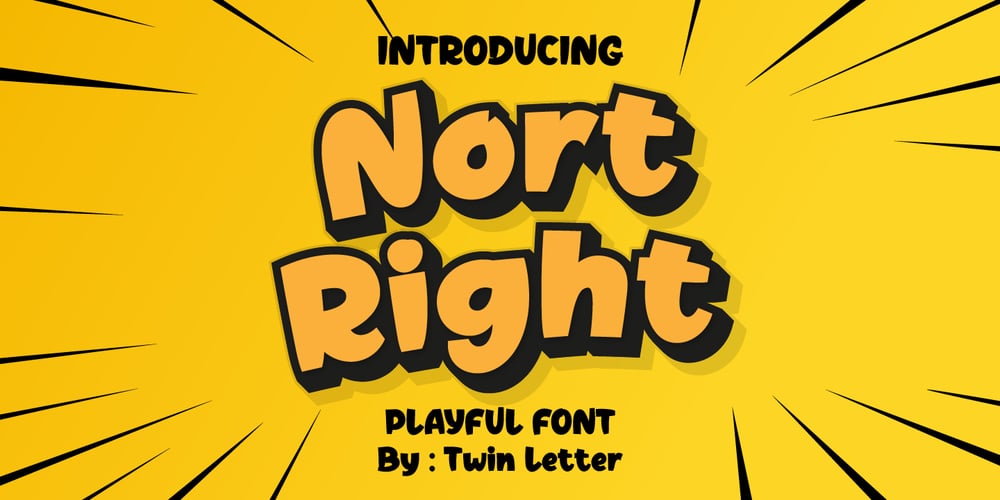 Nort Right font