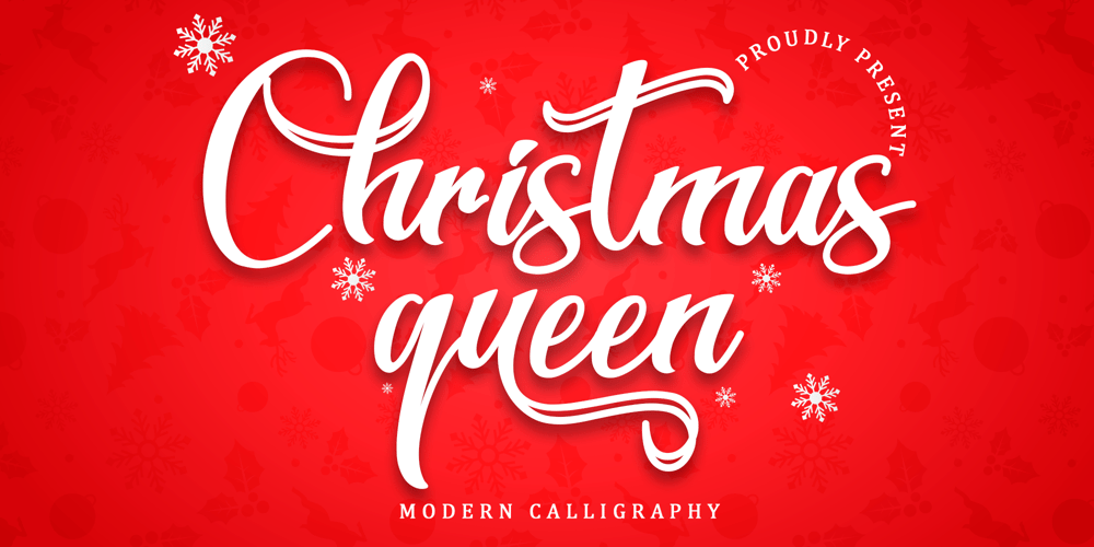Christmas Queen font