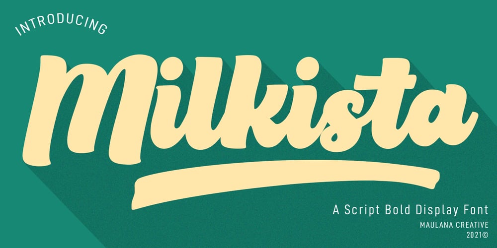 Milkista font