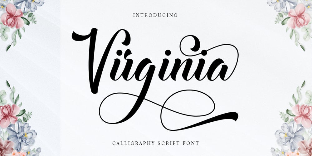 Virginia font