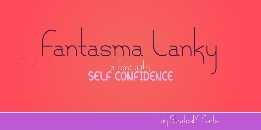 Fantasma Lanky font