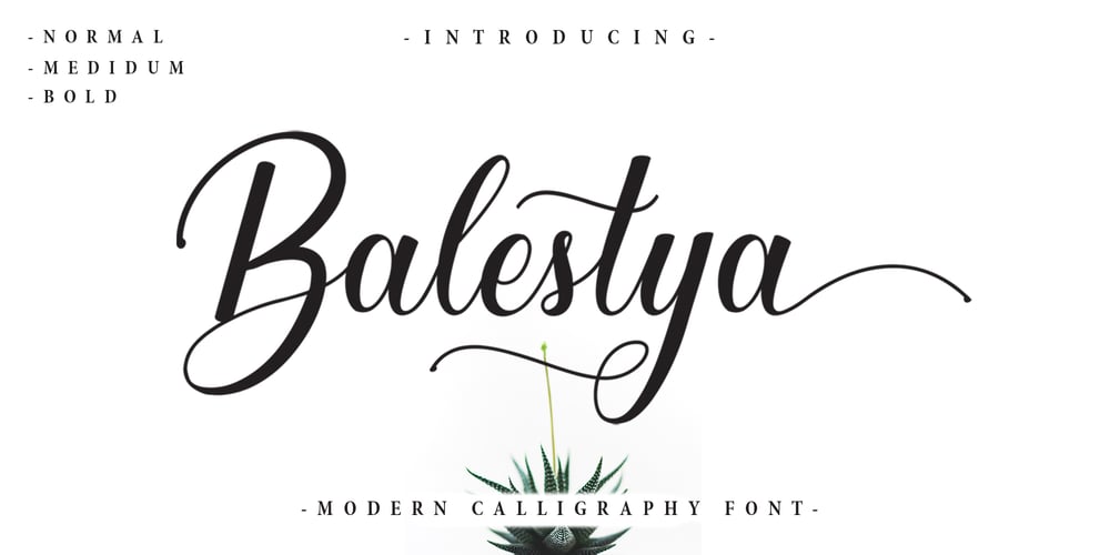 Balestya Script font