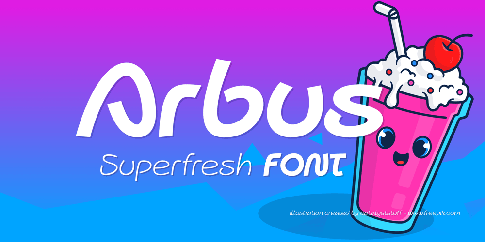Arbus font