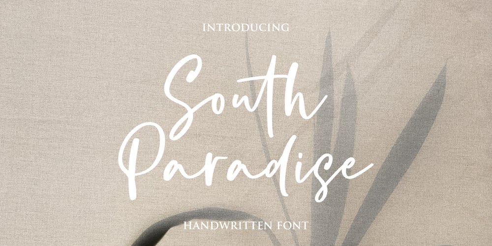 South Paradise font