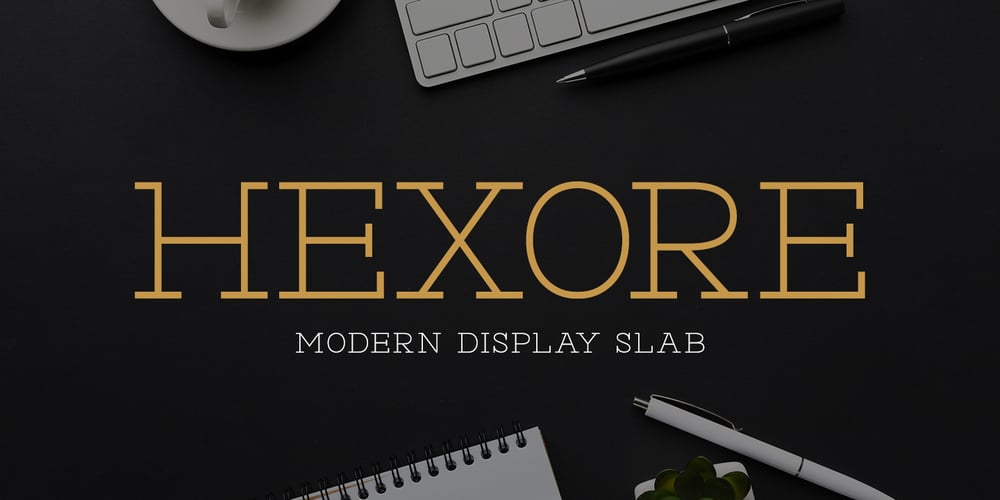 Hexore font