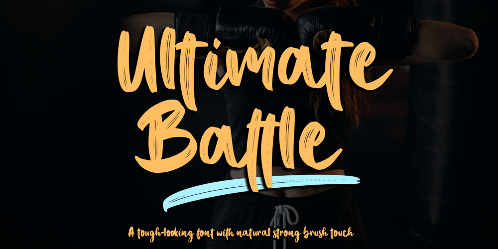 Ultimate Battle font