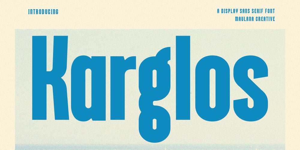 Karglos font
