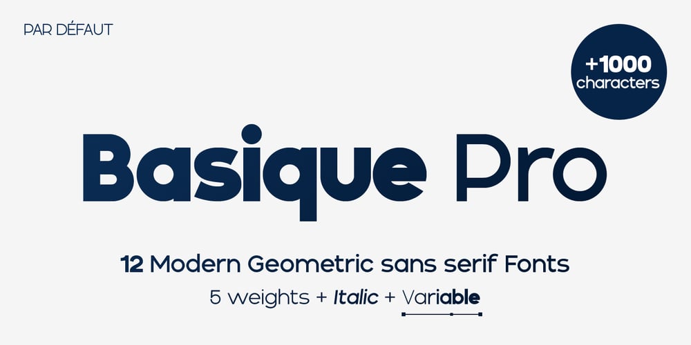 Basique Pro font