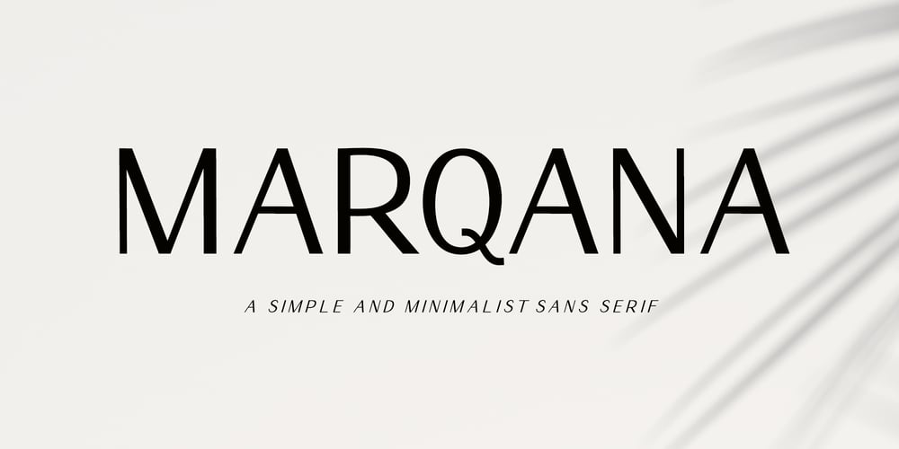 Marqana font