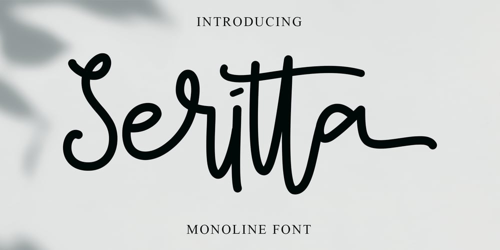 Seritta font