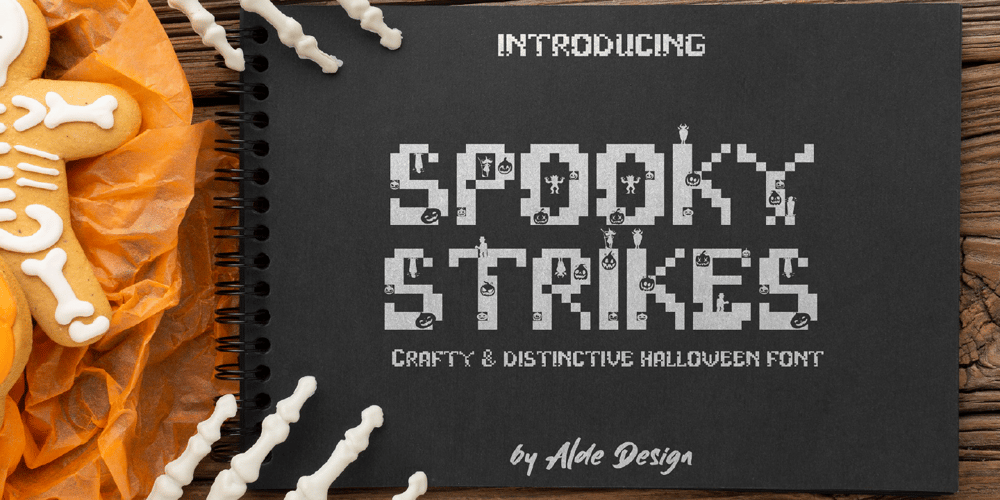 Spooky Strikes font