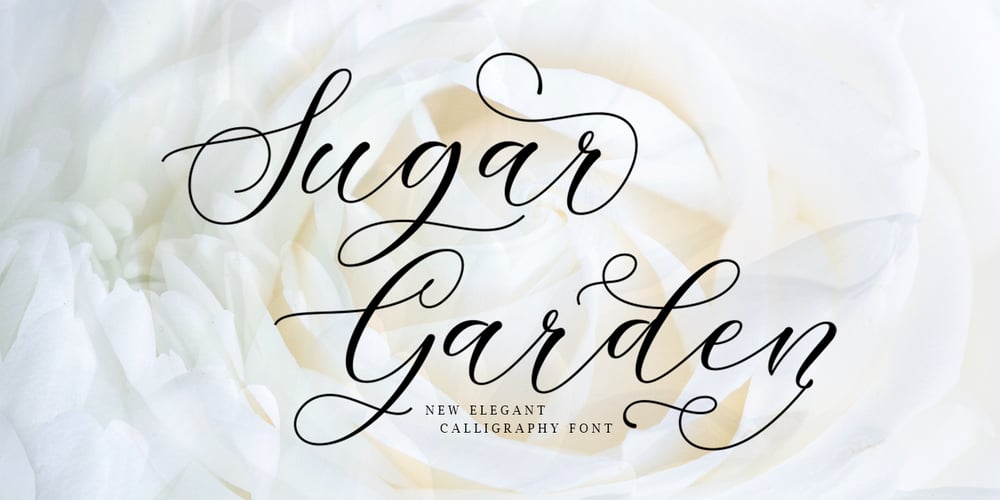 Sugar Garden font
