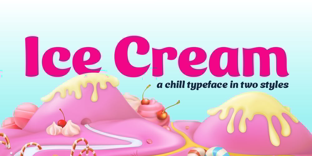 Ice Cream font