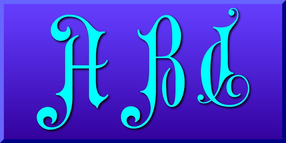 Gothic Initials Four font