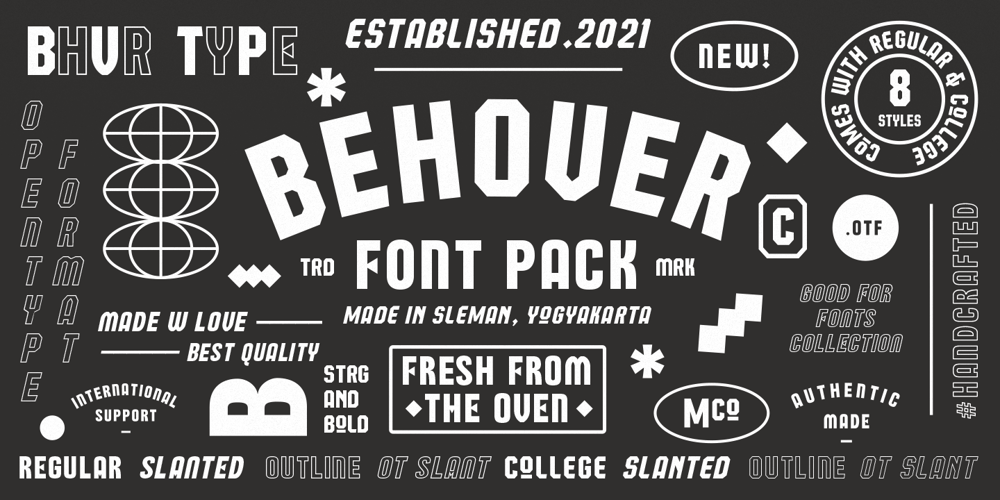 Behover font