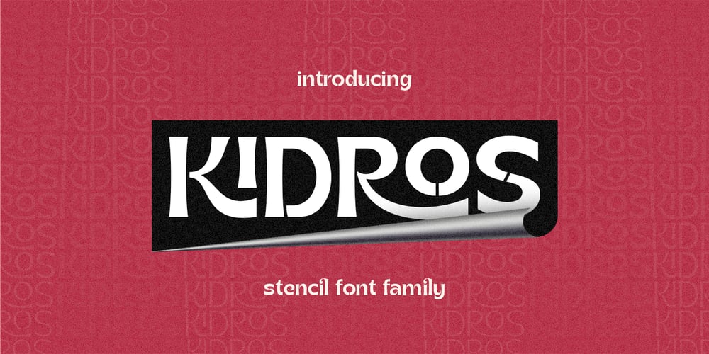 Kidros font