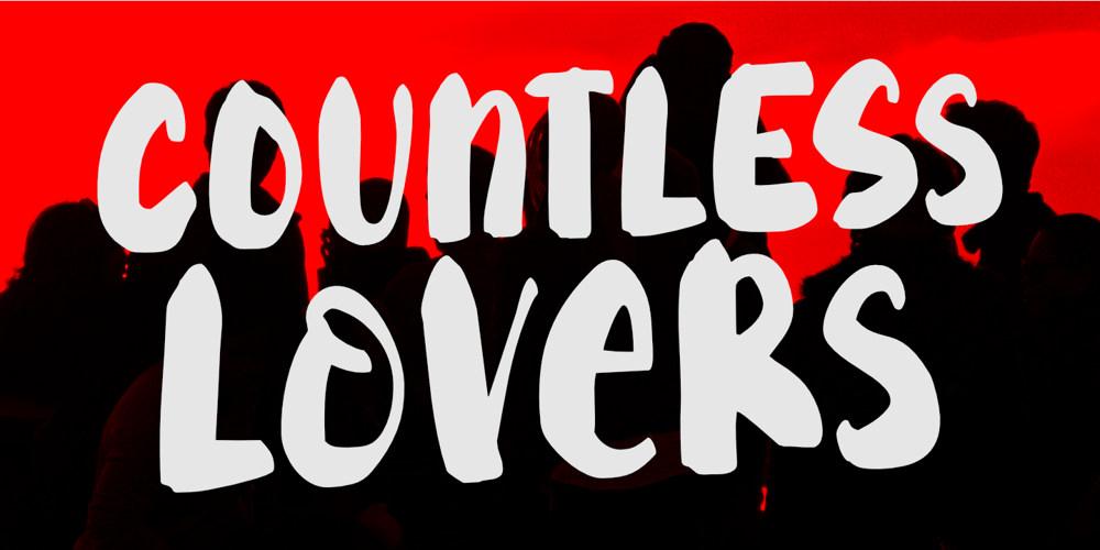 Countless Lovers font