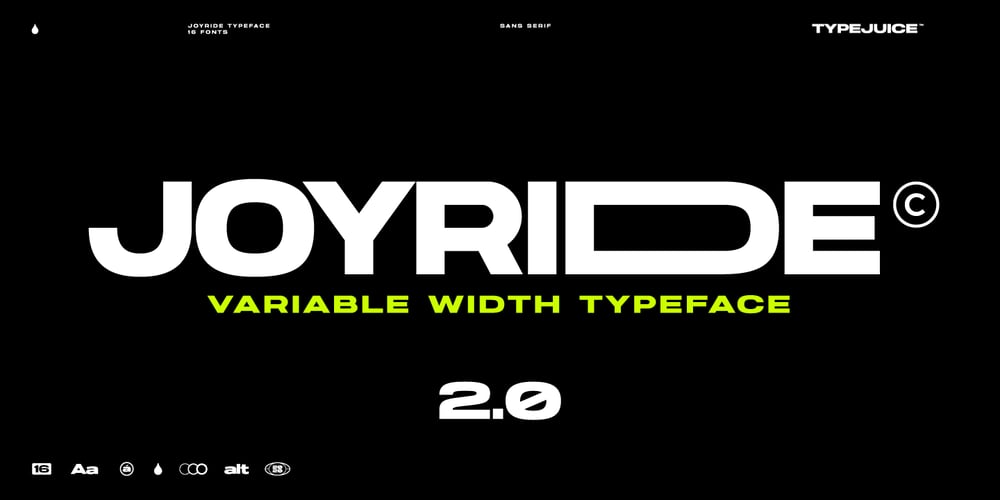 Joyride font