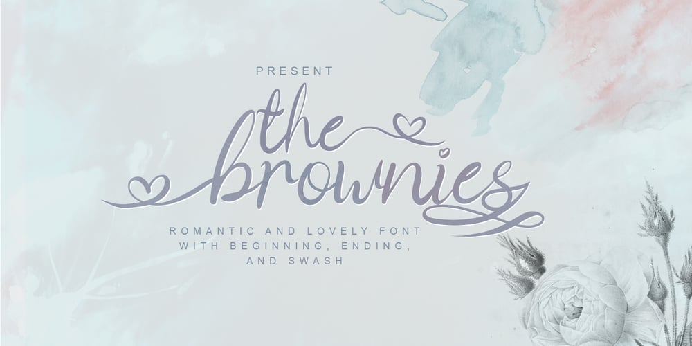 The Brownies font