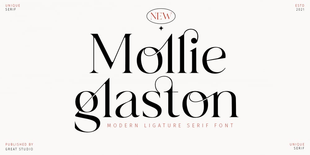 Mollie Glaston font