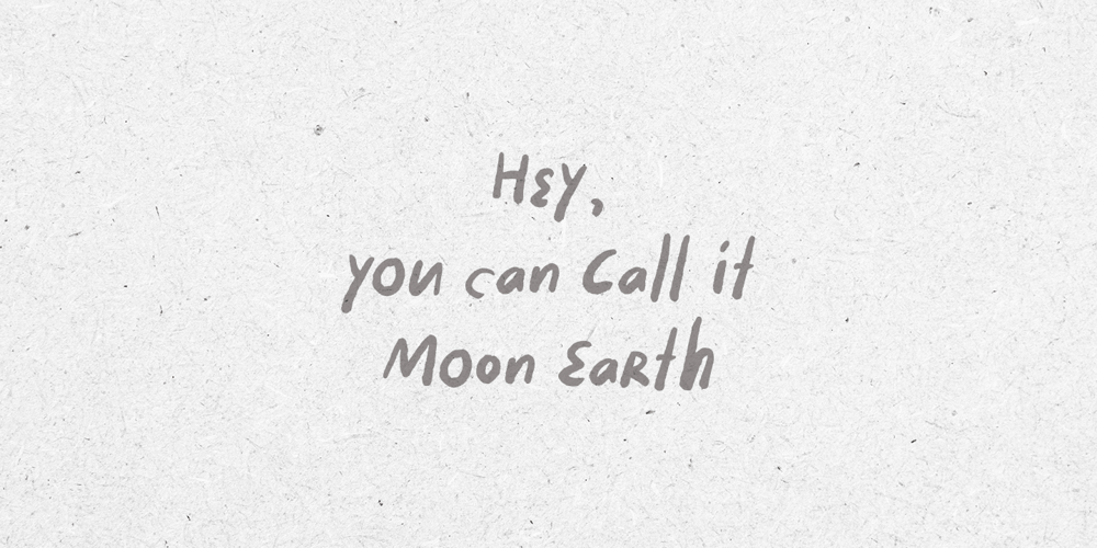 Moon Earth font