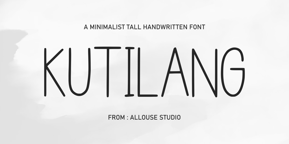 Kutilang font