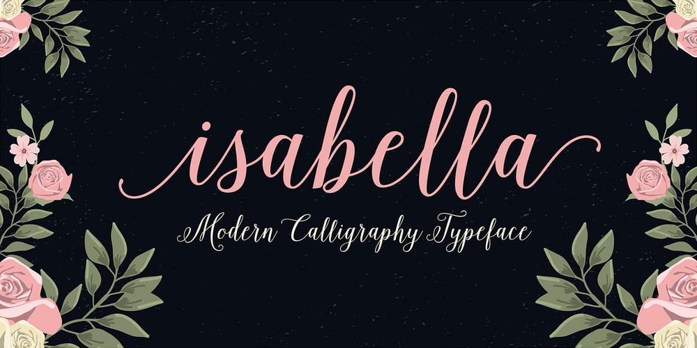 Isabella Script font