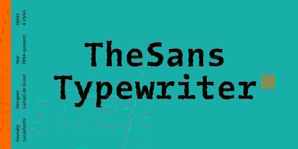 TheSans Typewriter font